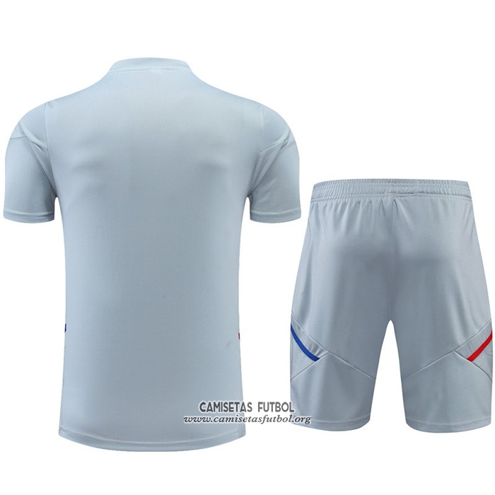 Chandal del Lyon Manga Corta 2022/2023 Gris - Pantalon Corto